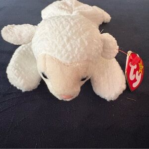 Ty “Fleece” 3/21/96 White Lamb Beanie Baby